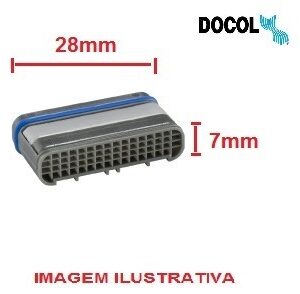 Arejador Retangular 28x7 Mm Embutir Next Original Docol