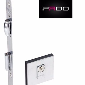 Fechadura Porta Pivotante Rolete Quad 453 40r Cromada Pado