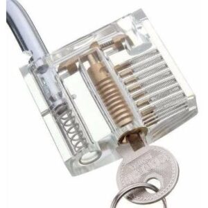 Ferramenta Kit Lock Pick Micha Cadeado Transparente (663369)