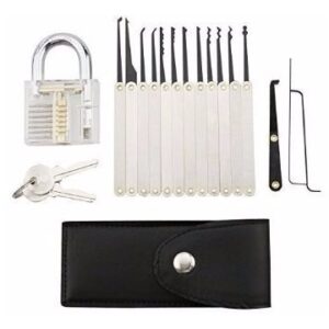 Ferramenta Kit Lock Pick Micha Cadeado Transparente (888182)