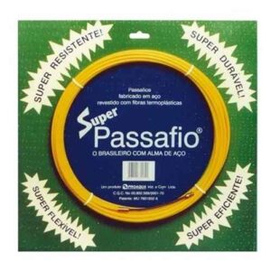 Guia Passa Fio De Nylon Com Alma De Aco Puxa Fio De 30 Mts