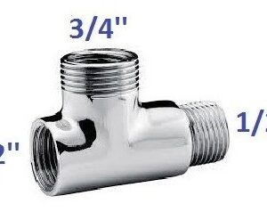 Junco Maq Lavar Cromado 1/2 X 1/2 E 3/4 Cr