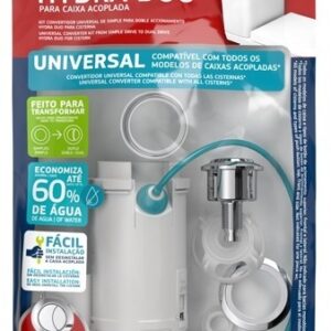 Kit Conversor Universal Caixa Acoplada Duplo Acionamento Deca (695529)
