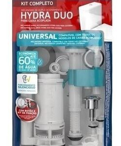 Kit Universal Acion Duplo Completo Caixa Acoplada Hydra Duo (810447)