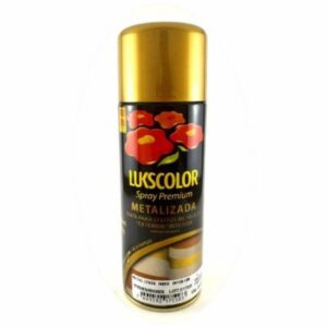 Tinta Spray Metalizada Ouro Interior 350ml Lukscolor