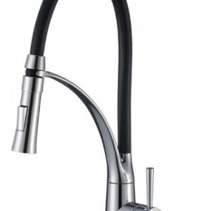 Torneira Cozinha Gourmet Monocomando Spray C Leme Preto (722513)