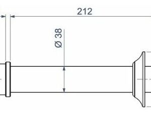 Tubo De Ligaco Parede Dourado 1968gl Deca Original (934725)