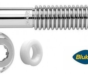 Tubo De Ligaco Vaso Sanitario Ajustavel Cromado Blukit